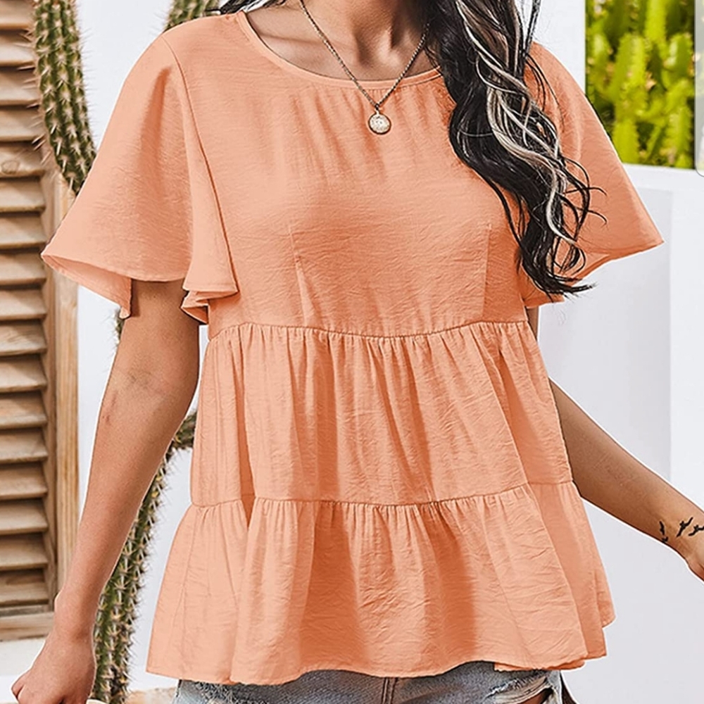 ⭐️Unbranded brand new peplum blouse